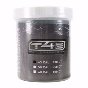 T4E .43 Cal Rubber Ball Ammo (430 count jar)
