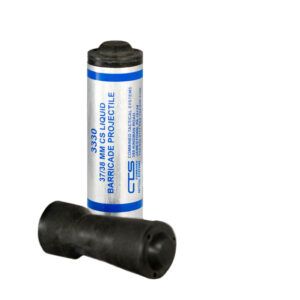 CTS--3330    37MM CS Liquid Barricade, Smokeless, 5.45" Long