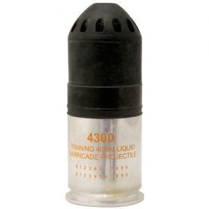 CTS--4300    40MM Inert Liquid Barricade, Spin Stabilized, 4.1" Long