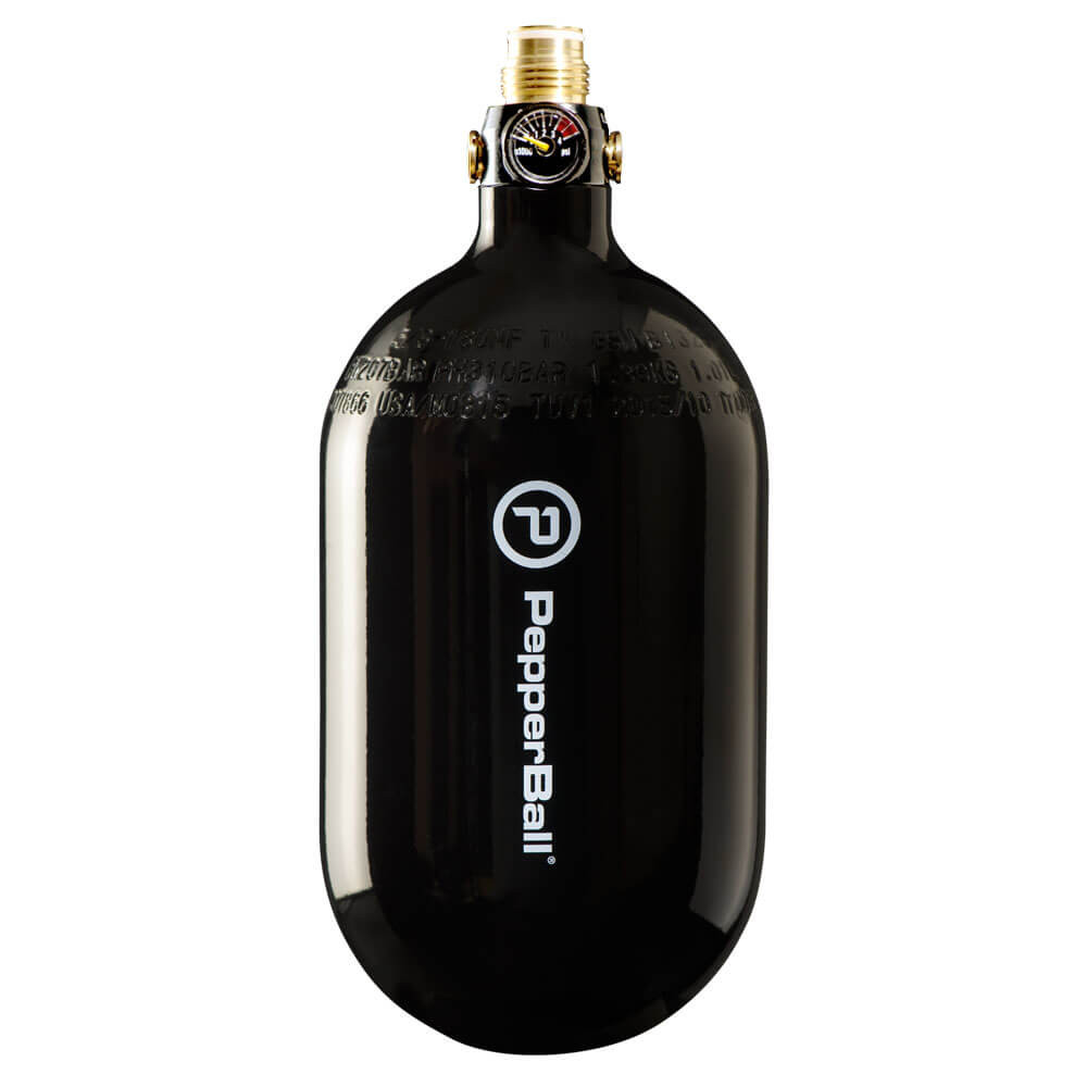 PepperBall® 62 Cu In. HPA Tank - High capacity air system.