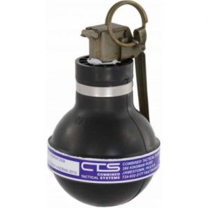 CTS--9230 CS Jet-Lite Rubber Ball Grenade, Pyro