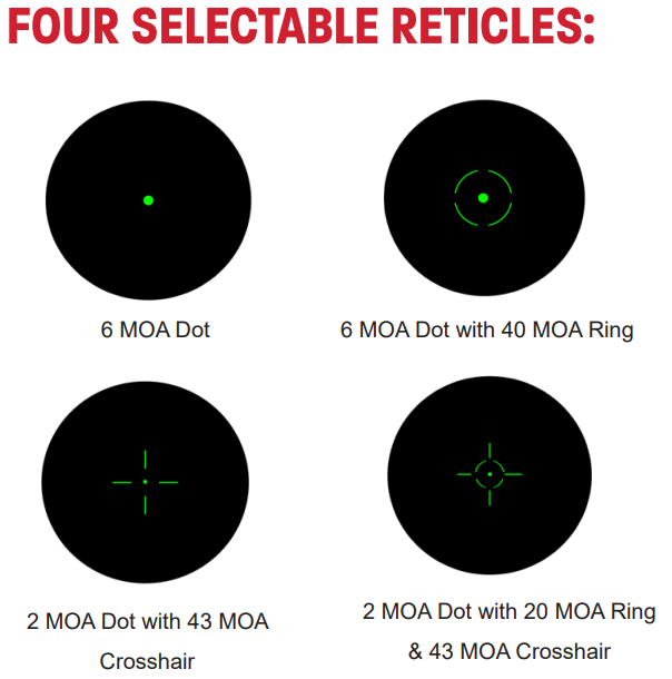 Multi-Reticle Green Dot Optic w/ Riser - Image 2