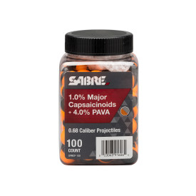 SABRE 1.0% MC + 4.0% Pava 0.68 Caliber Projectile