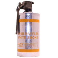 CTS--5210B    Smoke Baffled Canister Grenade, Pyro, Low Flame Potential